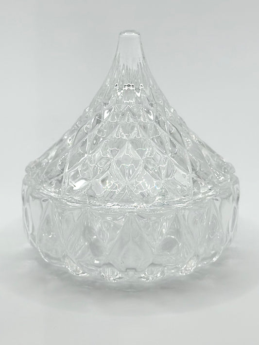 GLASS VINTAGE  SUGAR JAR