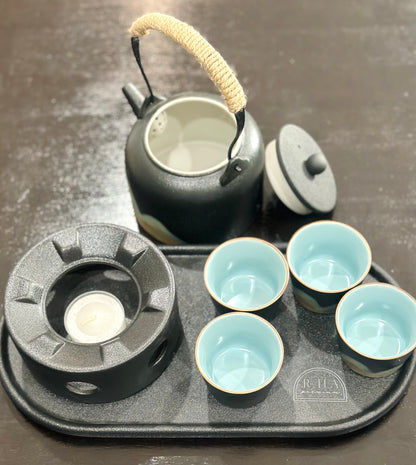 TEAPOT SET CANDLE WARMER